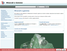 Tablet Screenshot of mineraliegemme.com